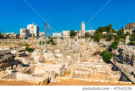 Al Mina archaeological site in Tyre, Lebanon 47542336