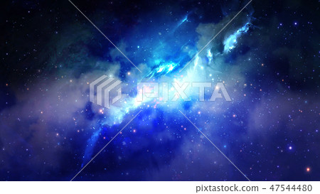 3D rendering of star nebula and galaxies 3D rendering of star nebula and galaxies 47544480
