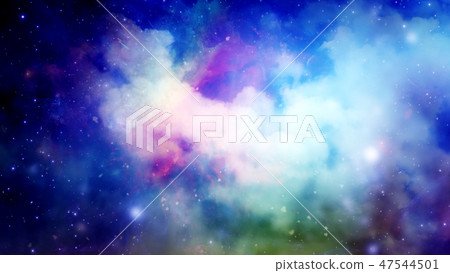 3D rendering of star nebula and galaxies 3D rendering of star nebula and galaxies 47544501
