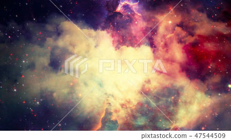3D rendering of star nebula and galaxies 3D rendering of star nebula and galaxies 47544509