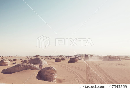 White desert in Egypt White desert in Egypt 47545269