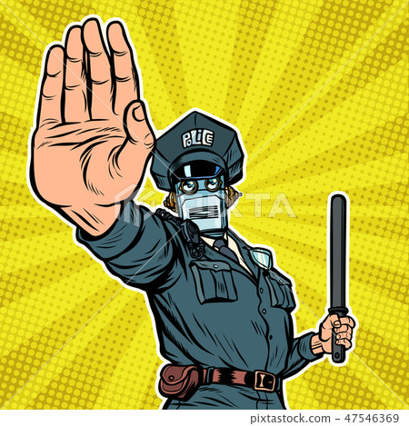 robot policeman