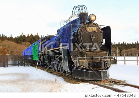 Koiwai Winter Illumination，“Ginga Railway SL” 47548348