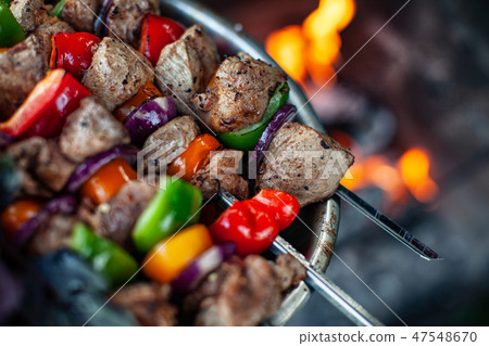 Shashlik On The Grass Shashlik On The Grass 47548670