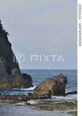 [Hyogo Prefecture Kasumi Coast] Frog island in Imakoura 47549187