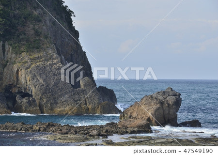 [兵庫縣霞海岸]今浦市的青蛙島 47549190