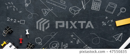 Back to school education banner background 47550835