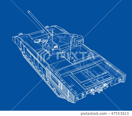 Blueprint of realistic tank Blueprint of realistic tank 47553813