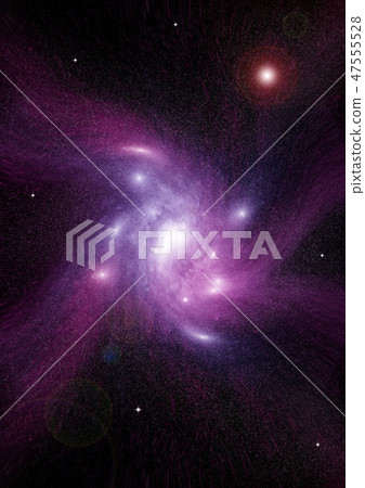 galaxy in a free space 47555528