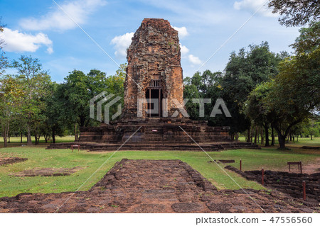 Ancient town at Si Thep historical park  47556560