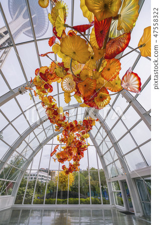 Chihuly garden and glass museum.seattle,wa,usa. 47558322