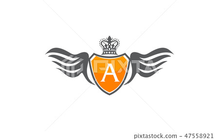 Wing Shield Crown Initial A 47558921
