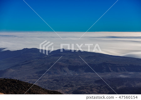 Teide Observatory on top of the clouds, Tenerife, Spain Teide Observatory on top of the clouds, Tenerife, Spain 47560154