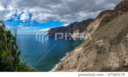 Los Gigantes cliffs profile view in Tenerife 47560178
