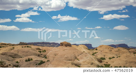 Moab Utah off roading view of a rocky terrain Moab Utah off roading view of a rocky terrain 47562019