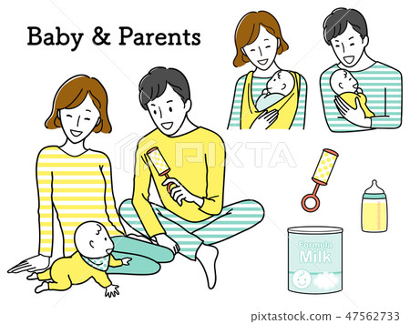 Papa mama and baby while raising Papa mama and baby while raising 47562733