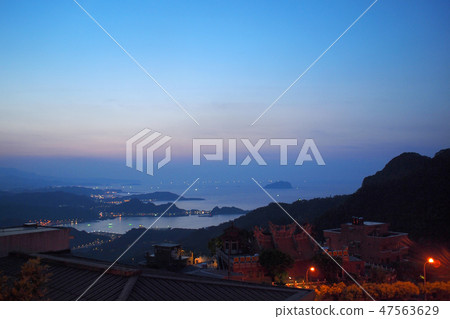 台灣九份的黃昏 台灣九份的黃昏 47563629