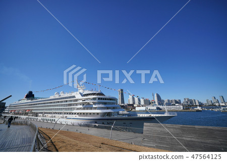 我希望日本的橫濱市容Asuka II和MM 21 47564125