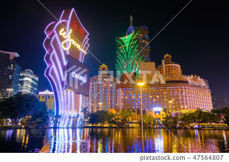 Macau night view 47564807