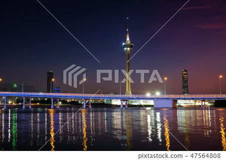 Macau · Tower night view 47564808