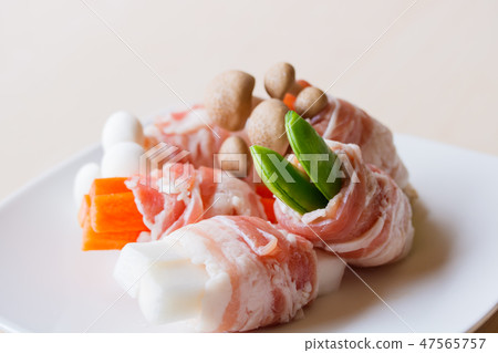 鮮肉捲蔬菜 鮮肉捲蔬菜 47565757