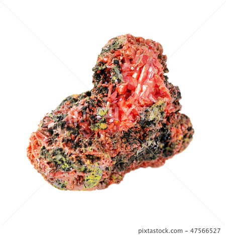 Orange crystals of crocoite Orange crystals of crocoite 47566527