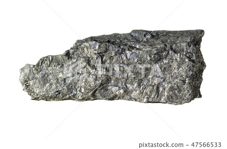 Native Graphite isolated on white background Native Graphite isolated on white background 47566533