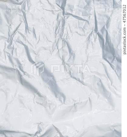 Crumpled plastic texture background Crumpled plastic texture background 47567012