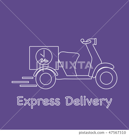 Delivery motorbike Fast and convenient shipping. 47567310