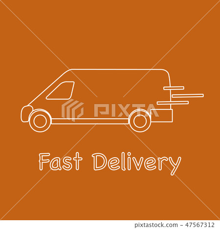 Delivery truck Fast and convenient shipping. 47567312