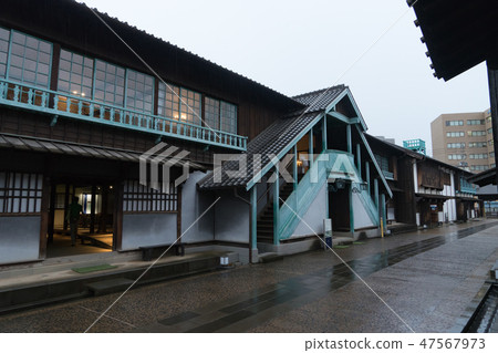 The streets of Dejima in Nagasaki prefecture The streets of Dejima in Nagasaki prefecture 47567973