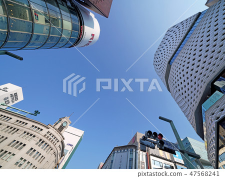 東京的城市景觀在東京,銀座 東京的城市景觀在東京,銀座 47568241