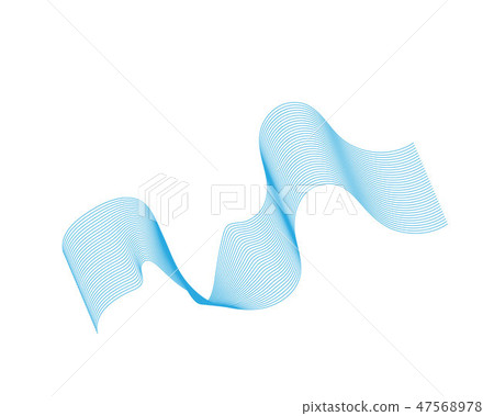 Wave line illustration vectors-插圖素材 [47568978] - PIXTA圖庫