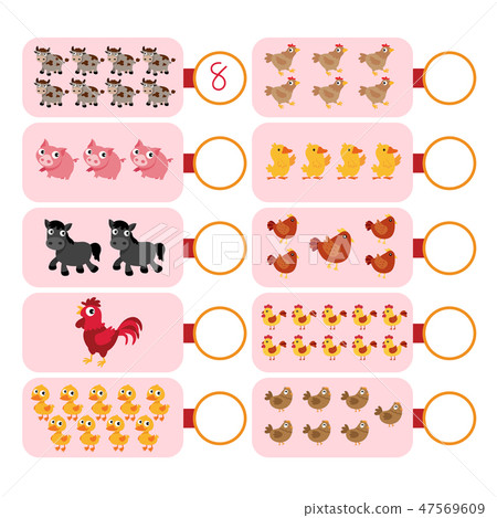 animals matching vector design - Stock Illustration [47569609] - PIXTA