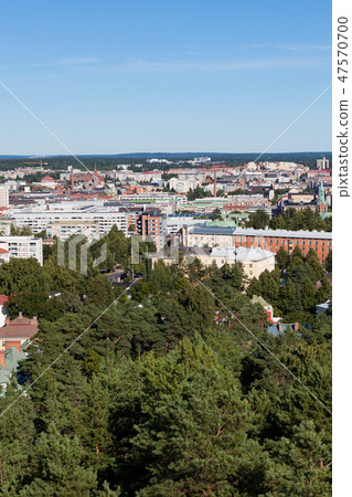View of Tampere Finland taken at Pyynikki lookout tower View of Tampere Finland taken at Pyynikki lookout tower 47570700