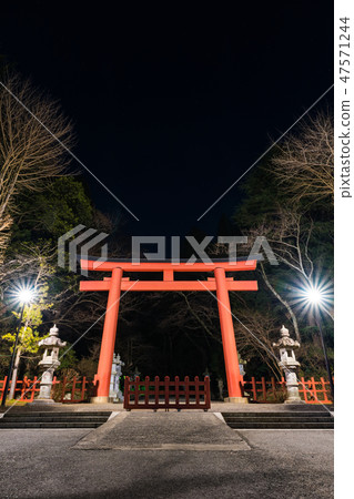 Katori Shrine朱畫Otorii湖夜景(千葉縣香取市)自2019年1月起 Katori Shrine朱畫Otorii湖夜景(千葉縣香取市)自2019年1月起 47571244