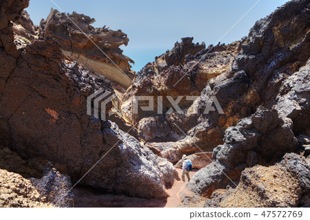 Off the beaten path travel Hormuz Island, Iran 47572769