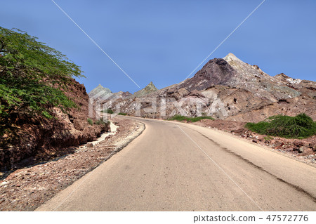Dessert road in Hormuz Island, Hormozgan Province 47572776