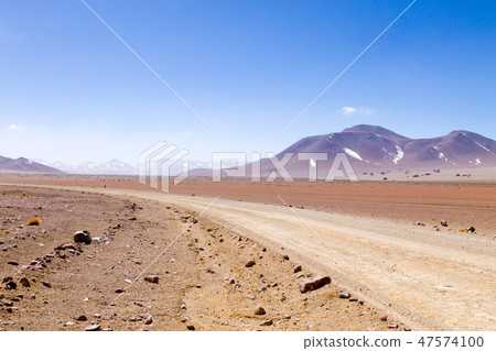 Bolivian dirt road view,Bolivia 47574100