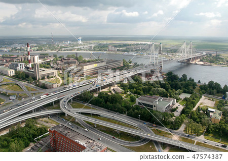 Construction Of Cable-stayed Bridge, 19.07.2007 47574387