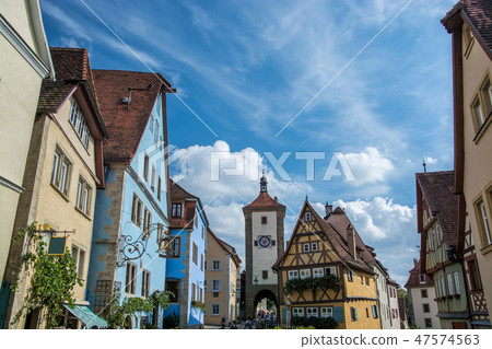 Rothenburg ob der Tauber, Bavaria, Germany 47574563