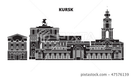 Russia, Kursk. City skyline: architecture, buildings, streets, silhouette, landscape, panorama. Flat Russia, Kursk. City skyline: architecture, buildings, streets, silhouette, landscape, panorama. Flat 47576139