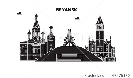 Russia, Bryansk. City skyline: architecture, buildings, streets, silhouette, landscape, panorama Russia, Bryansk. City skyline: architecture, buildings, streets, silhouette, landscape, panorama 47576320
