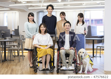 由日本環球莊園協會材料殘疾人商業形象監督 47576622