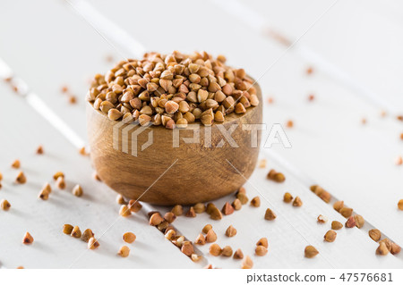 Dry healthy buckwheat. 47576681