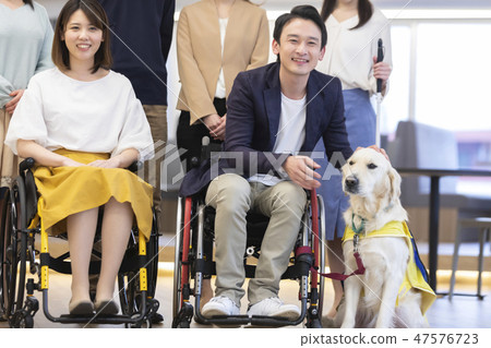 Supervised by the Japan Universal Manor Association Material Disabled Business Image Supervised by the Japan Universal Manor Association Material Disabled Business Image 47576723