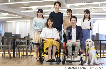 Supervised by the Japan Universal Manor Association Material Disabled Business Image Supervised by the Japan Universal Manor Association Material Disabled Business Image 47576724