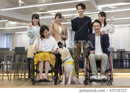 由日本環球莊園協會材料殘疾人商業形象監督 47576727