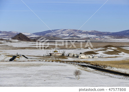 Parade meadow, Inner Mongolia, China Parade meadow, Inner Mongolia, China 47577808