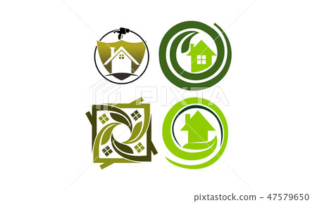 Eco Home Template Set Eco Home Template Set 47579650